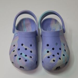CROCS KIDS MARBLED SZ 12